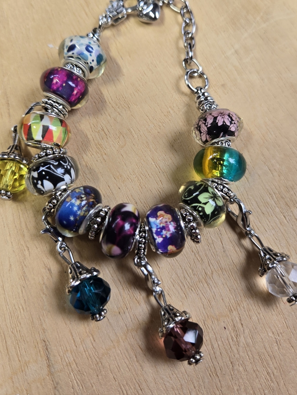 Handmade Bejeweled Dangled Bracelet